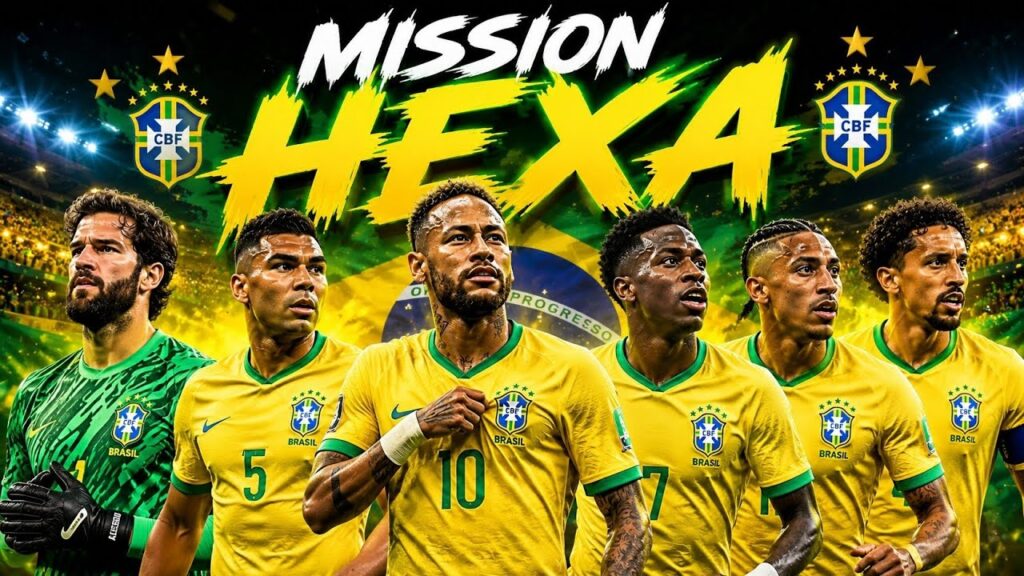 2026 ফিফা বিশ্বকাপের জন্য ২৬ সদস্যের চূড়ান্ত ব্রাজিল স্কোয়াড ঘোষণা ; কে কে থাকছেন দলে, দেখে নেই এক নজরে Mission hexa--Brazil-Brasil ব্রাজিল স্কোয়াড